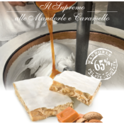 SUPREMO NOUGAT DUR AUX AMANDES ET CARAMEL 150 GR