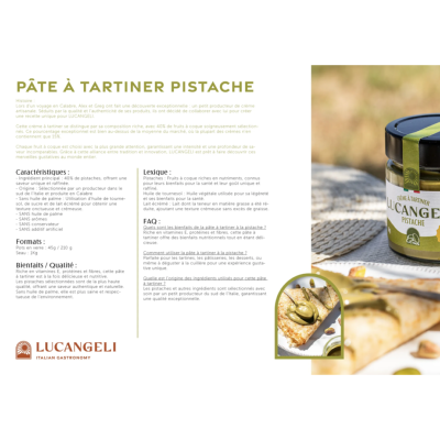 PATE A TARTINER PISTACHES 45 GR